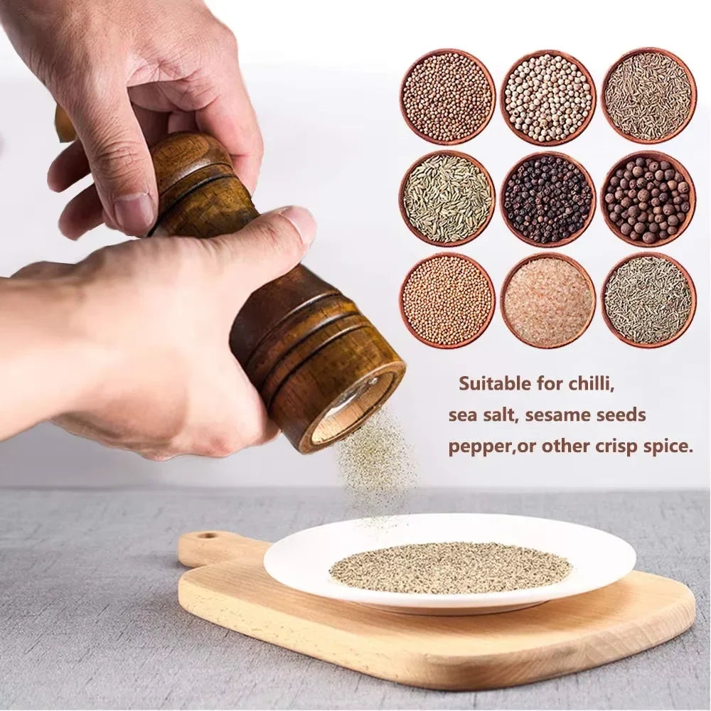 Salt/Pepper/Chili Wood Grinder