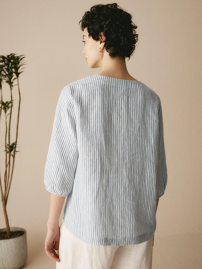 LEAH Puff Sleeves Top