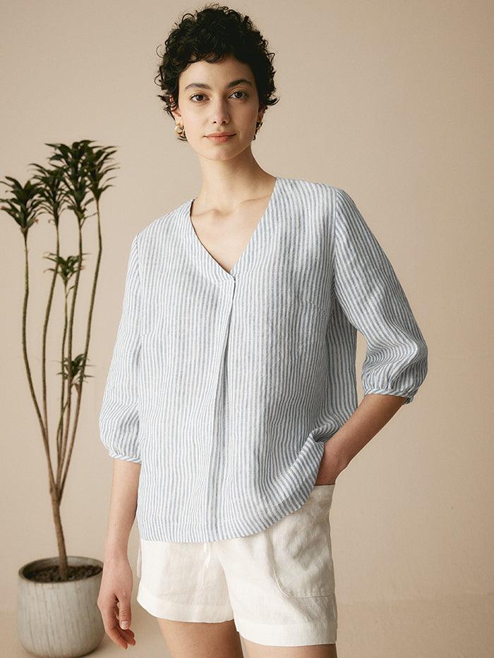 LEAH Puff Sleeves Top