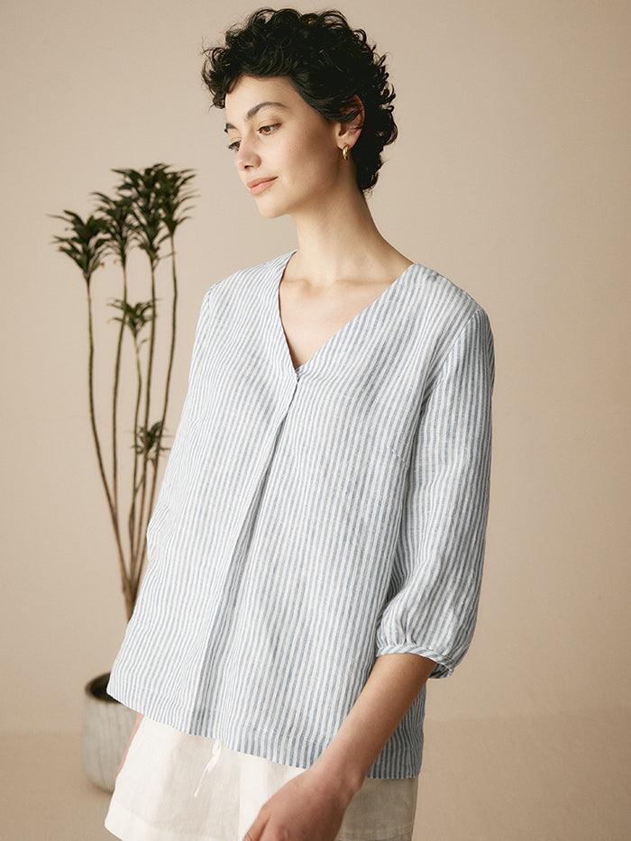 LEAH Puff Sleeves Top