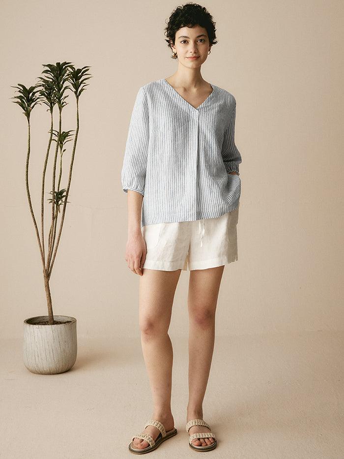 LEAH Puff Sleeves Top