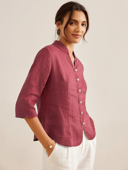 AMELIA Hand Button Fitted Jacket