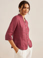AMELIA Hand Button Fitted Jacket