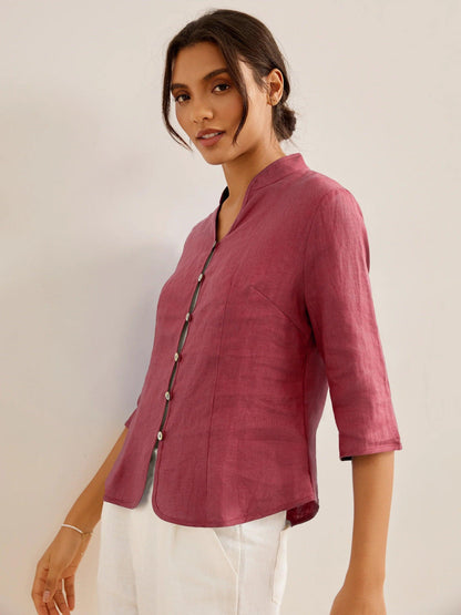AMELIA Hand Button Fitted Jacket