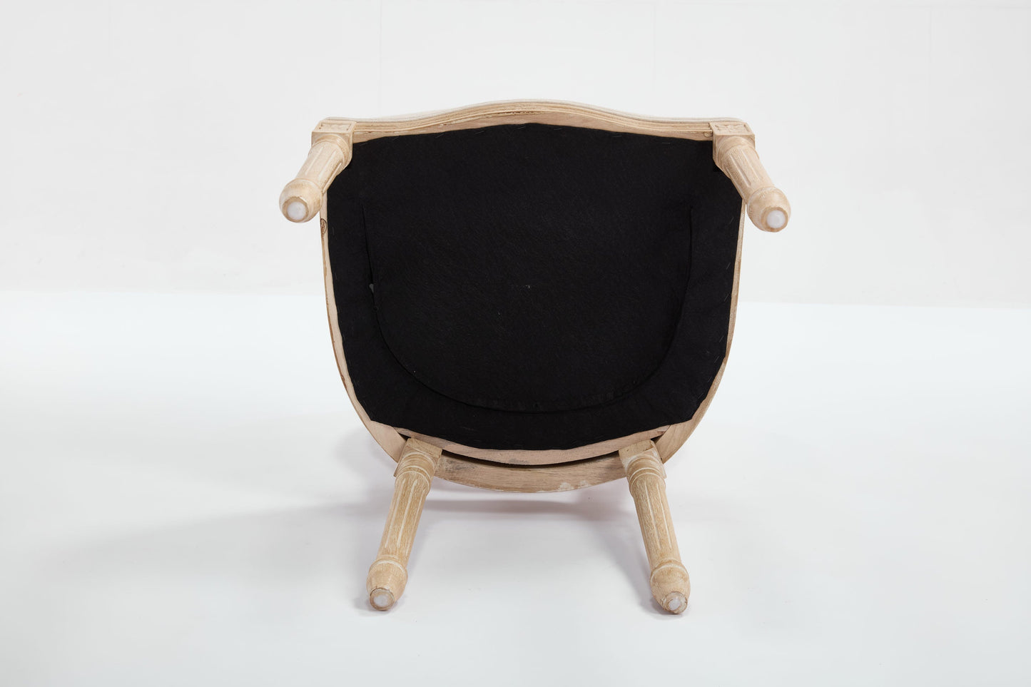 French Country Flower Dining Chair w/Rattan Back Set