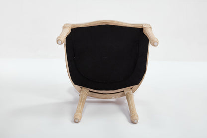 French Country Flower Dining Chair w/Rattan Back Set