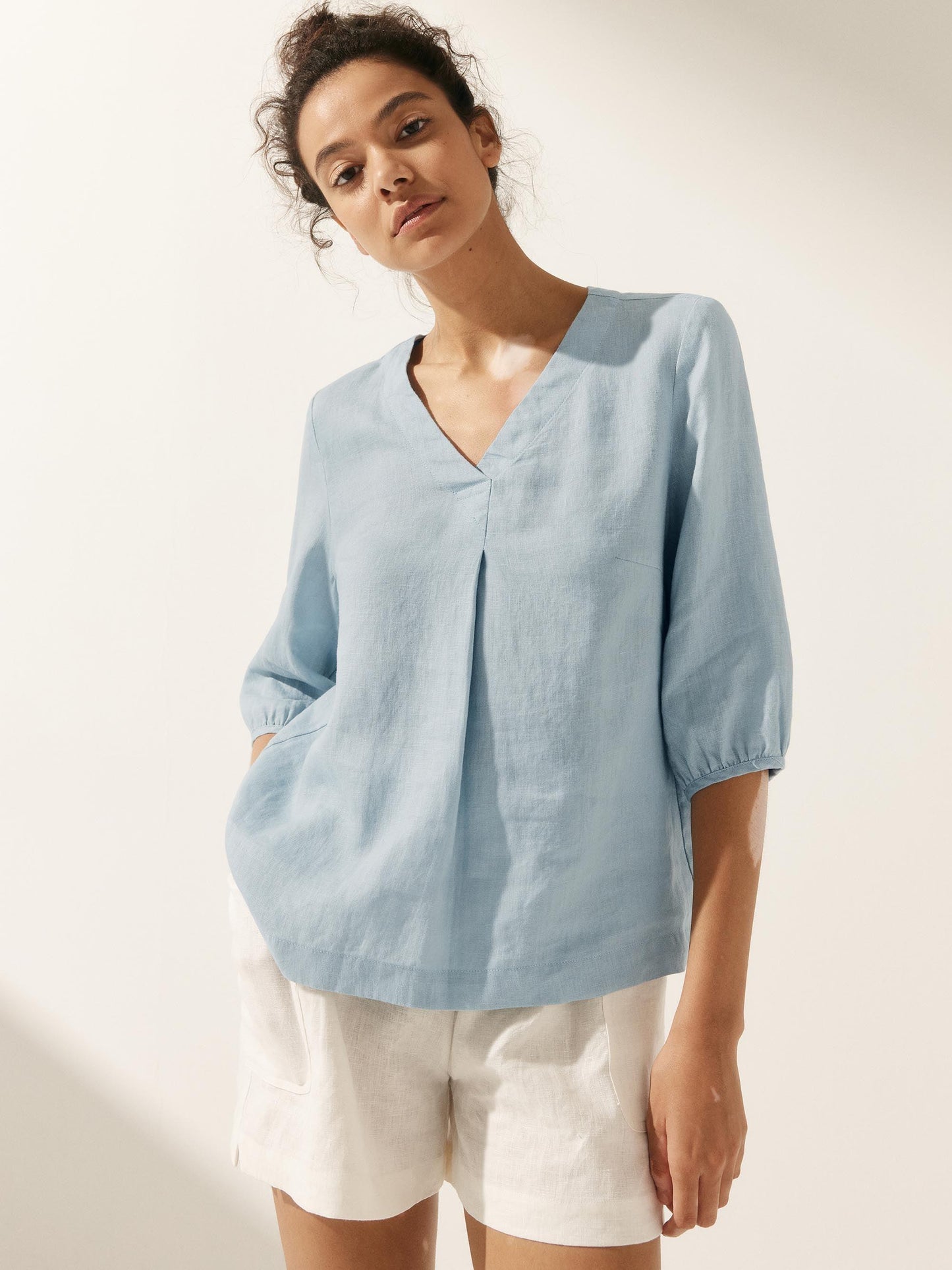 LEAH Puff Sleeves Top