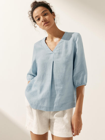 LEAH Puff Sleeves Top