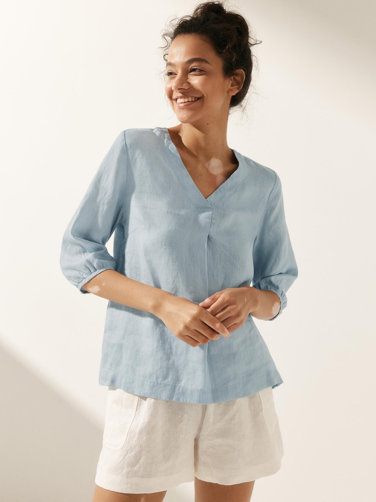 LEAH Puff Sleeves Top