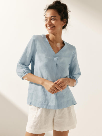 LEAH Puff Sleeves Top