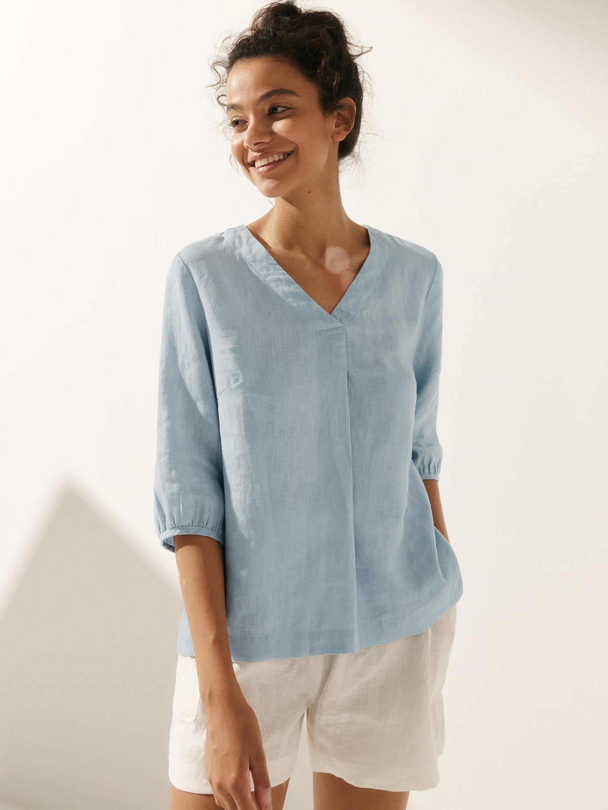 LEAH Puff Sleeves Top