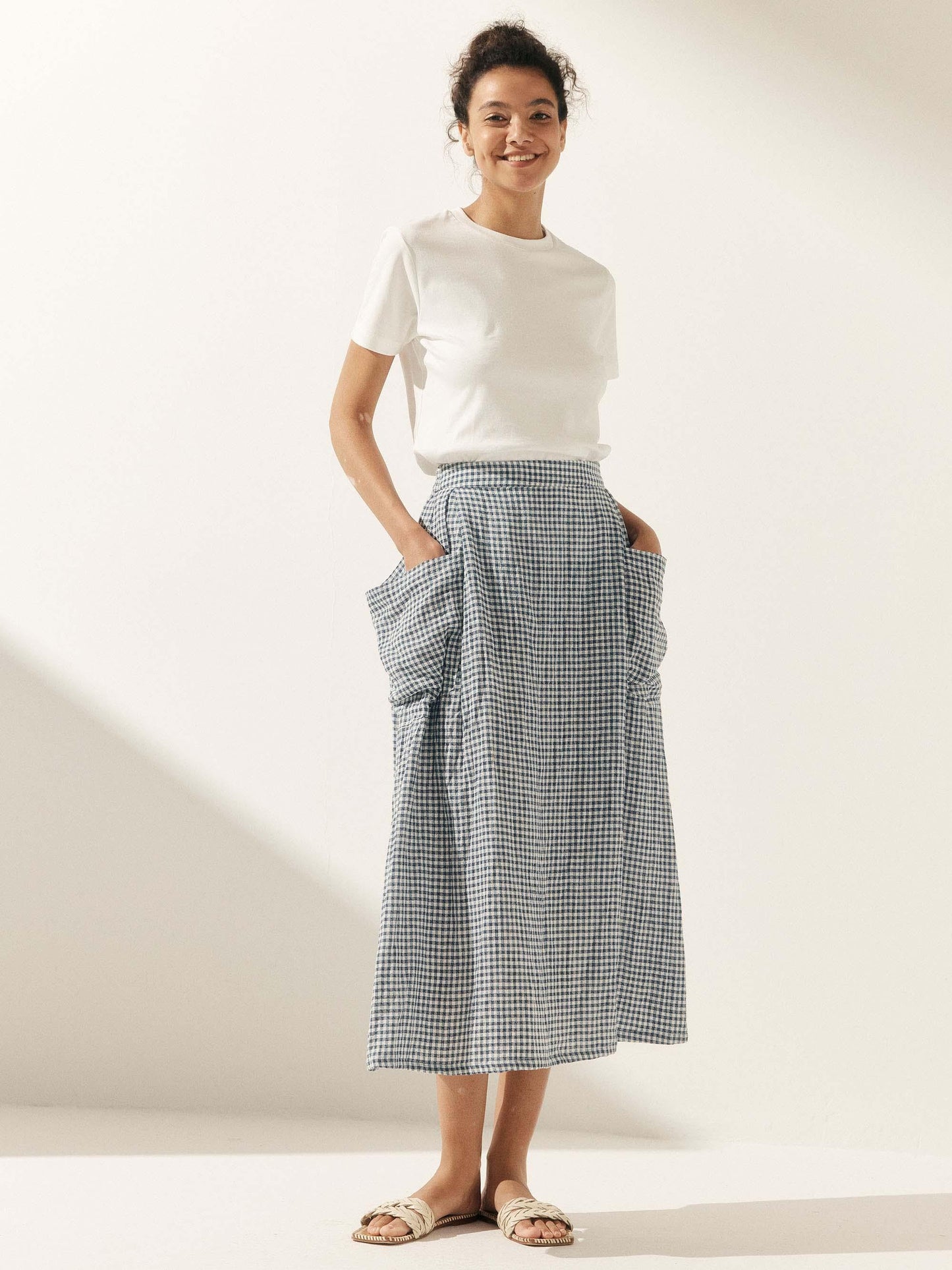 MARINA Elastic Waist Skirt