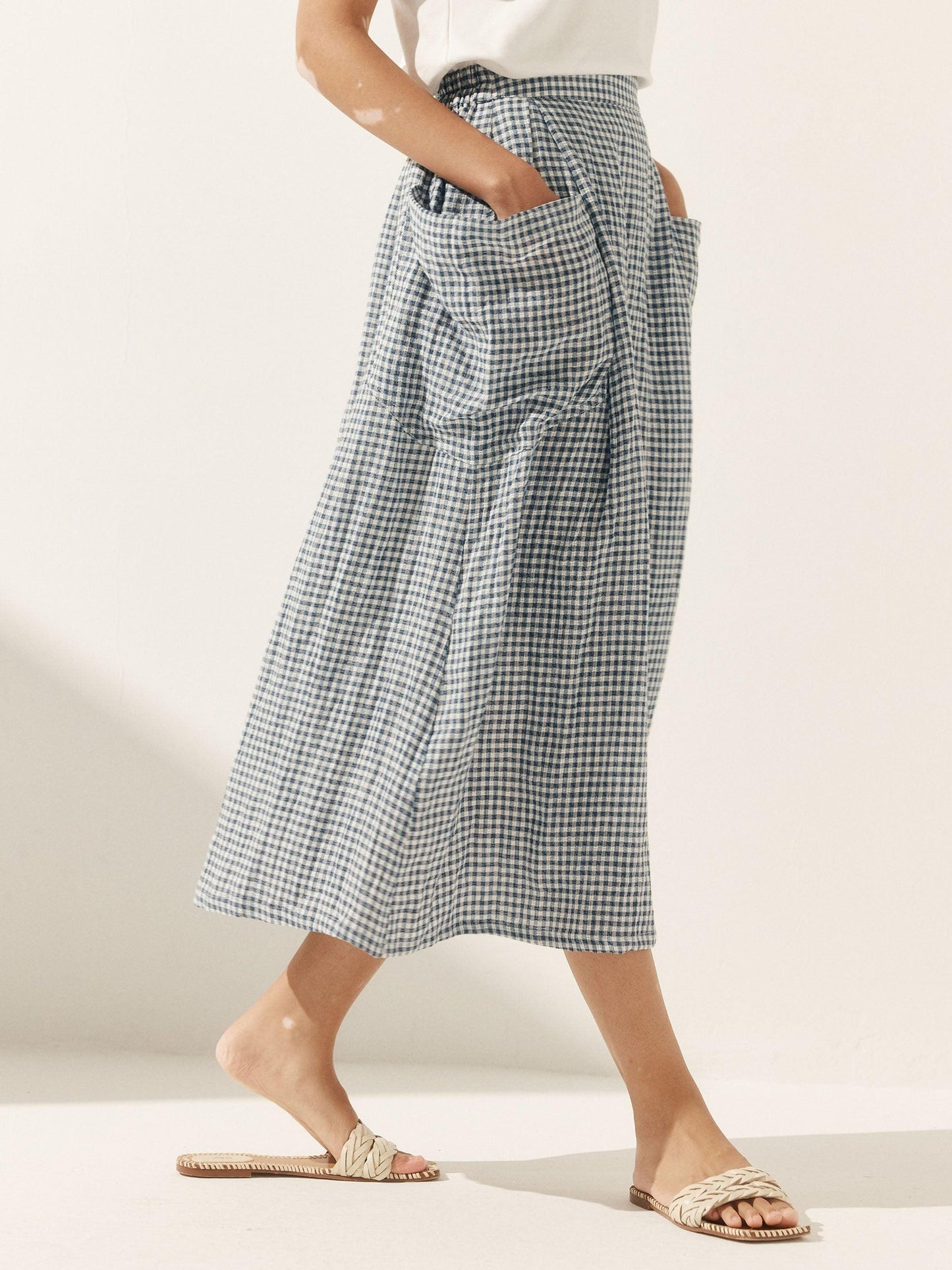 MARINA Elastic Waist Skirt