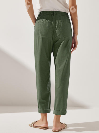 HEIDI Simple Button Fly Trousers