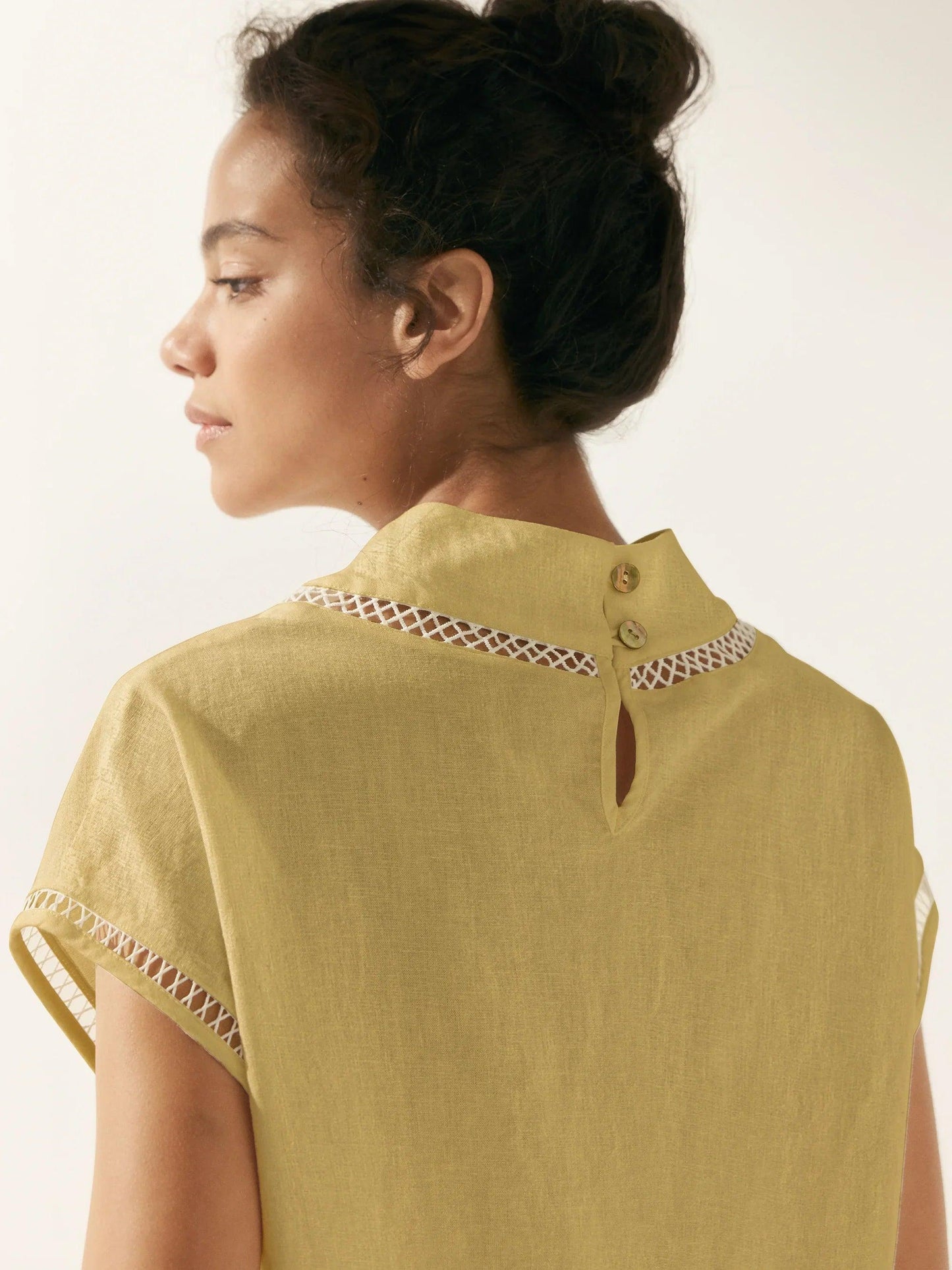 QUINN Cutout Turtleneck Top