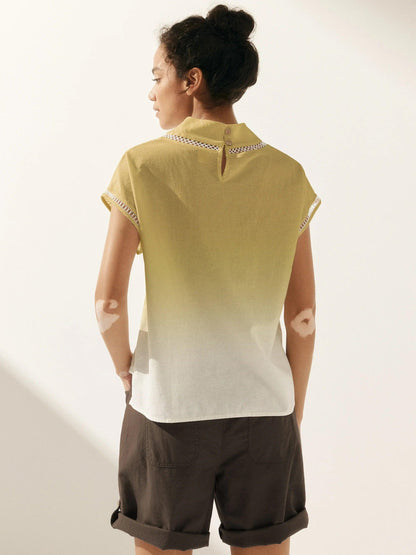 QUINN Cutout Turtleneck Top