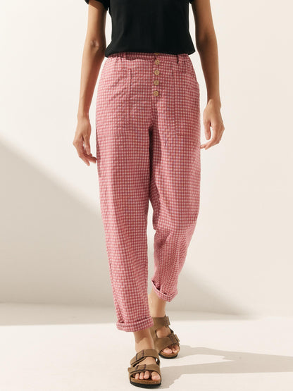 HEIDI Simple Button Fly Trousers
