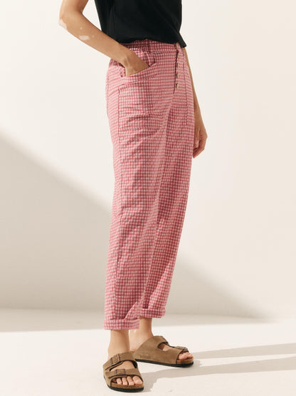 HEIDI Simple Button Fly Trousers