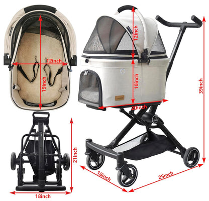 3 in 1 Pet Stroller Travel System