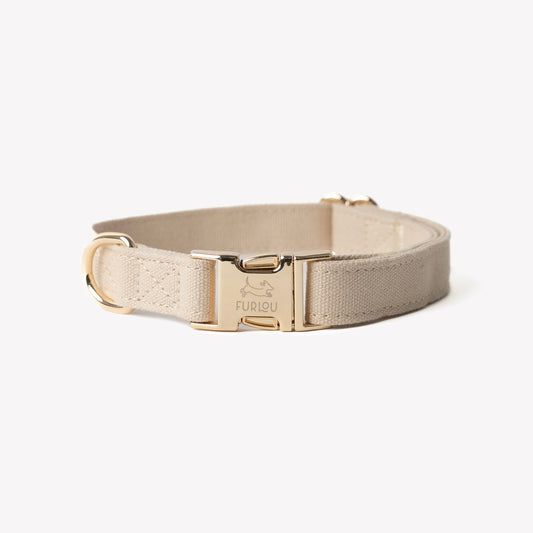'Tan' - Canvas Dog Collar