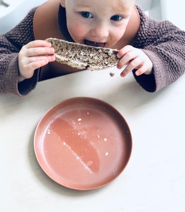 Terracotta Bamboo Kids Plate - Set of 4