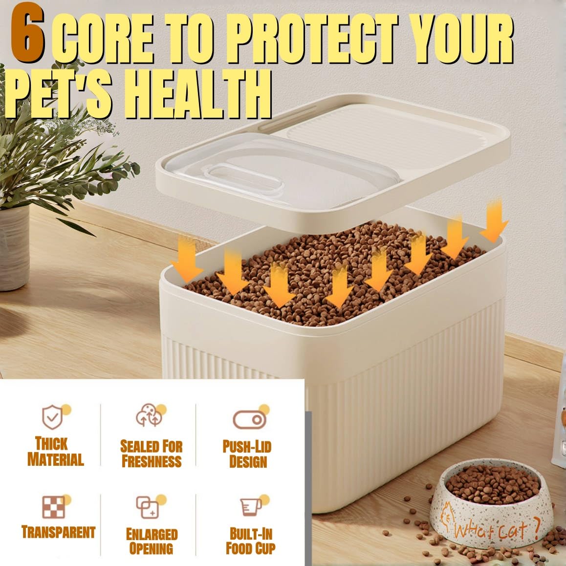Airtight Pet Food Container