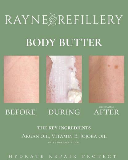 Matcha Green Tea Body Butter – Shea Butter & Argan Oil Antioxidant Moisturizer