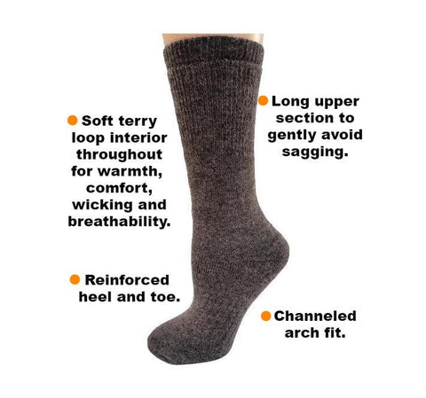 Alpaca American Traveler Socks