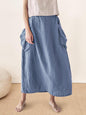 MARINA Elastic Waist Skirt