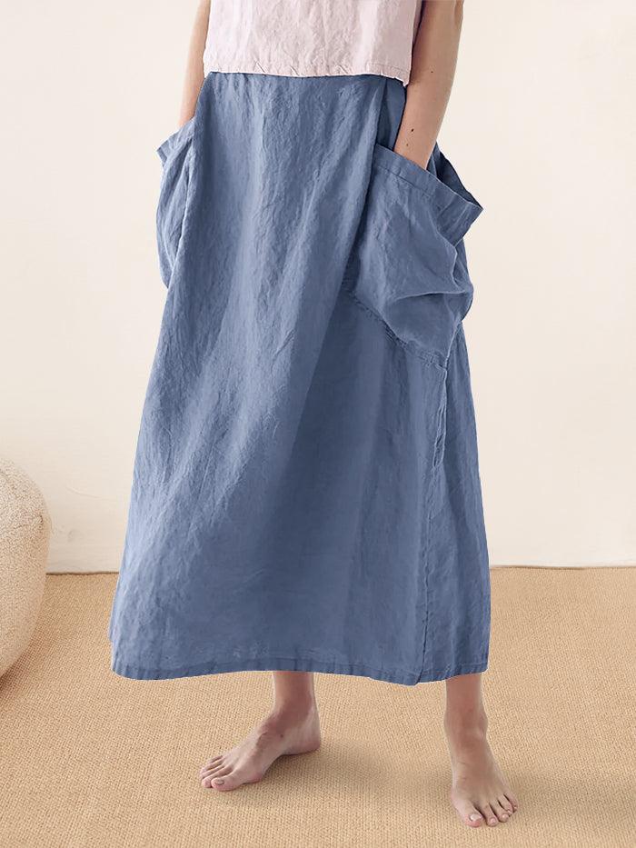MARINA Elastic Waist Skirt