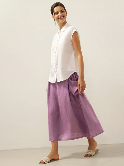 MARINA Elastic Waist Skirt