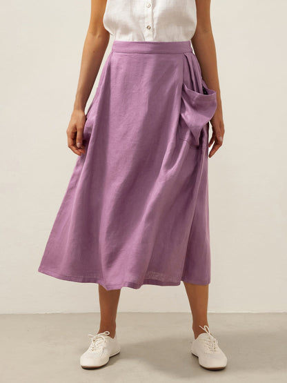MARINA Elastic Waist Skirt