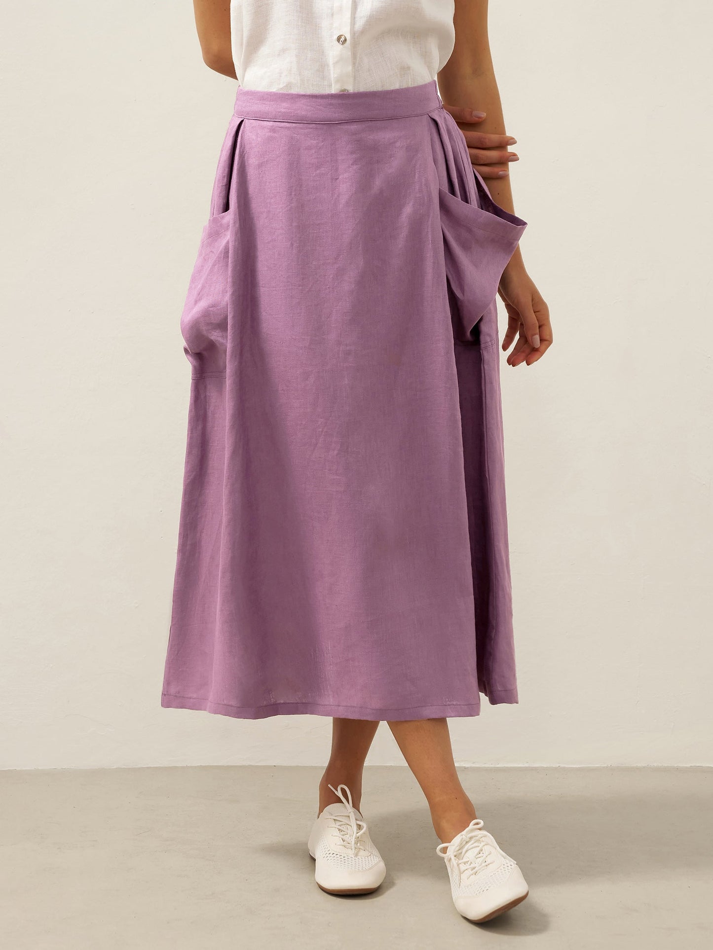 MARINA Elastic Waist Skirt