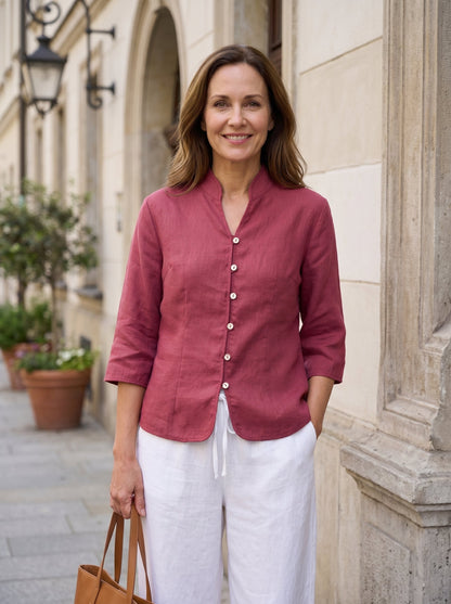 AMELIA Hand Button Fitted Jacket
