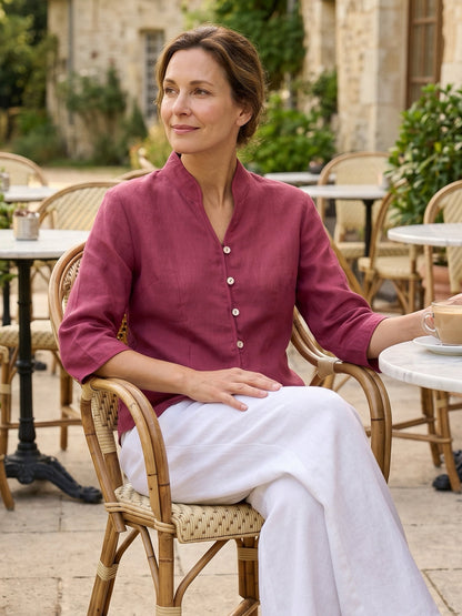 AMELIA Hand Button Fitted Jacket