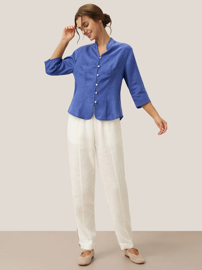 AMELIA Hand Button Fitted Jacket