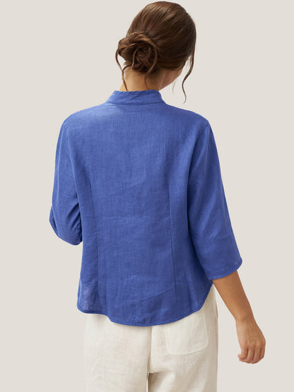 AMELIA Hand Button Fitted Jacket