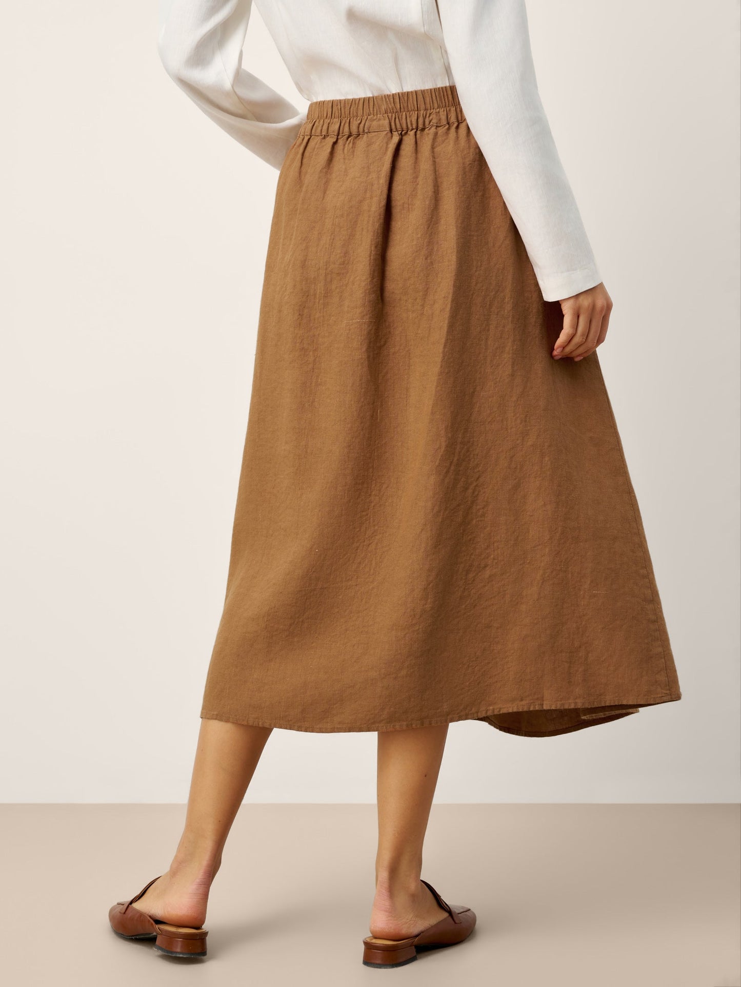 LILITH Pleated Side Button Skirt