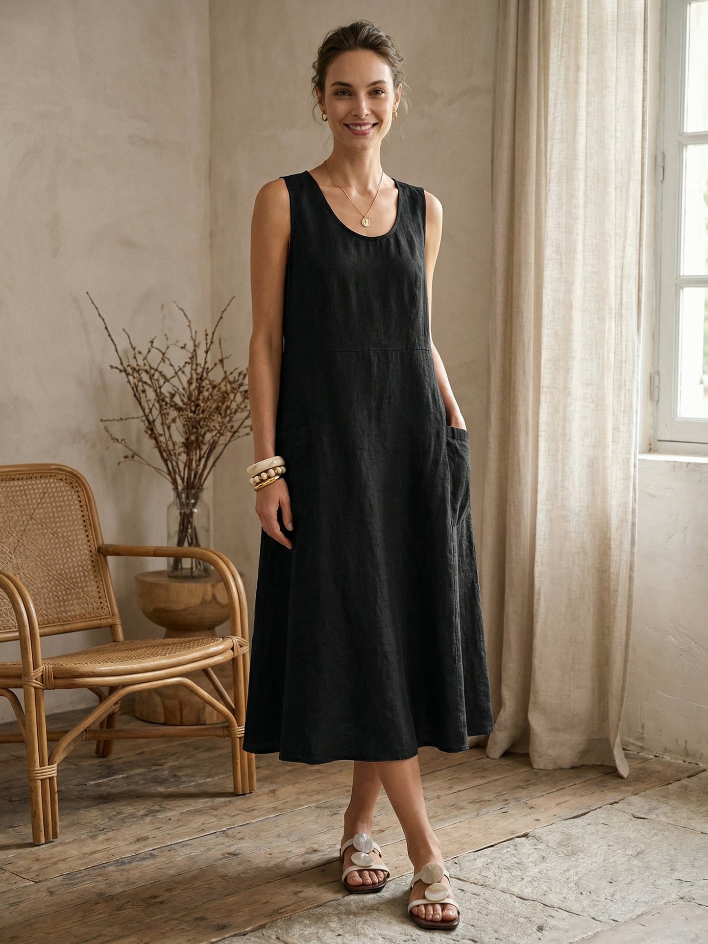 GIANA Swing Beach Tank Dress