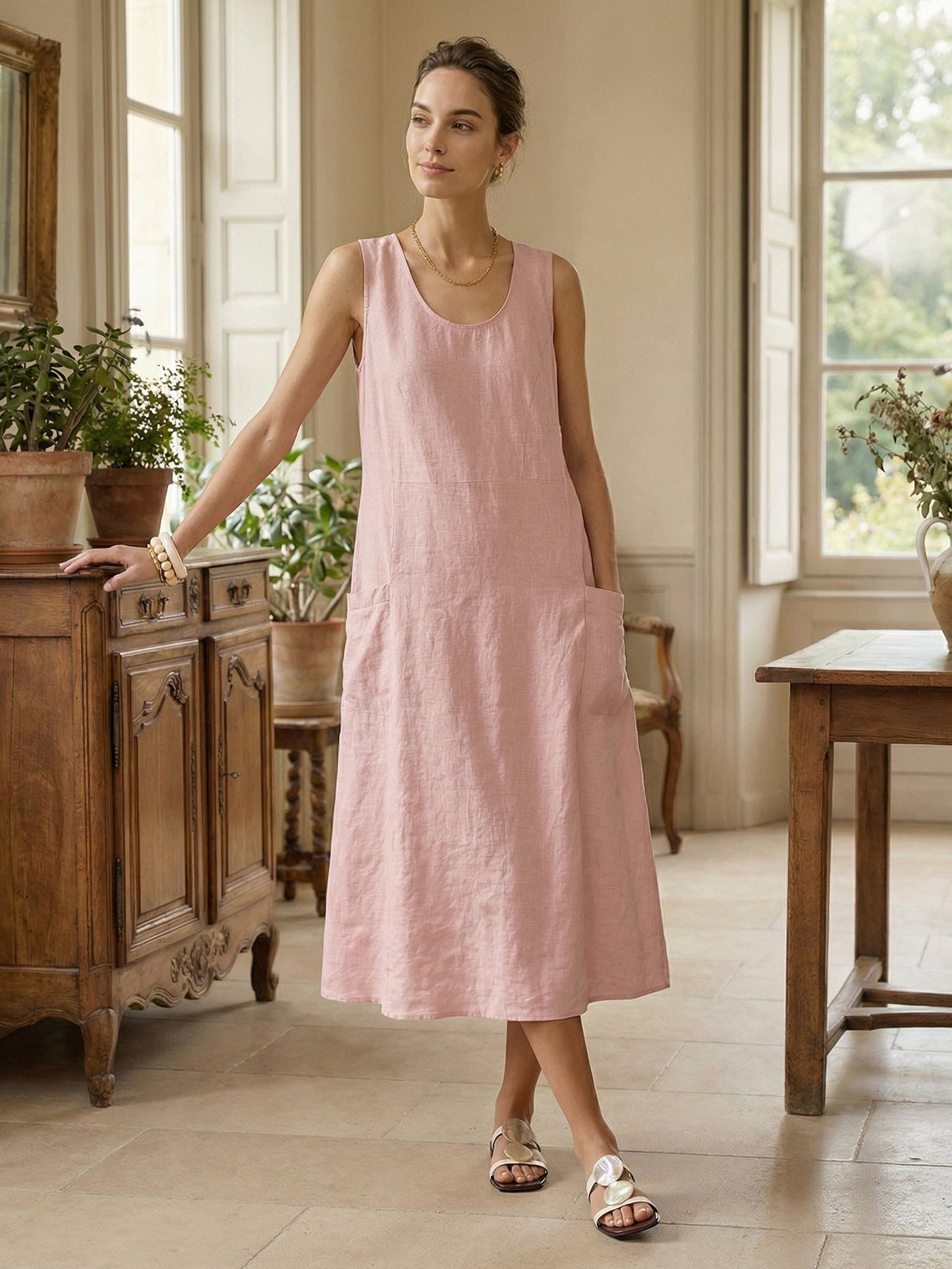 GIANA Swing Beach Tank Dress