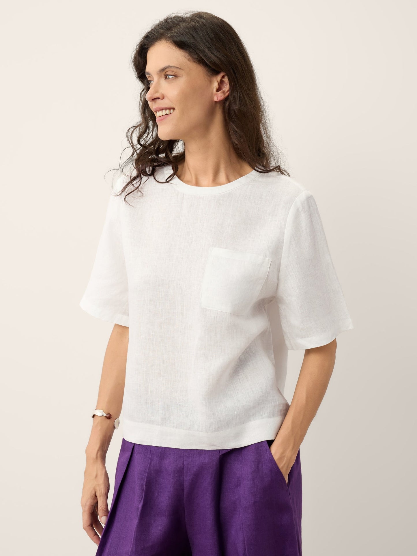 REGINA Drop Shoulder Boxy Top