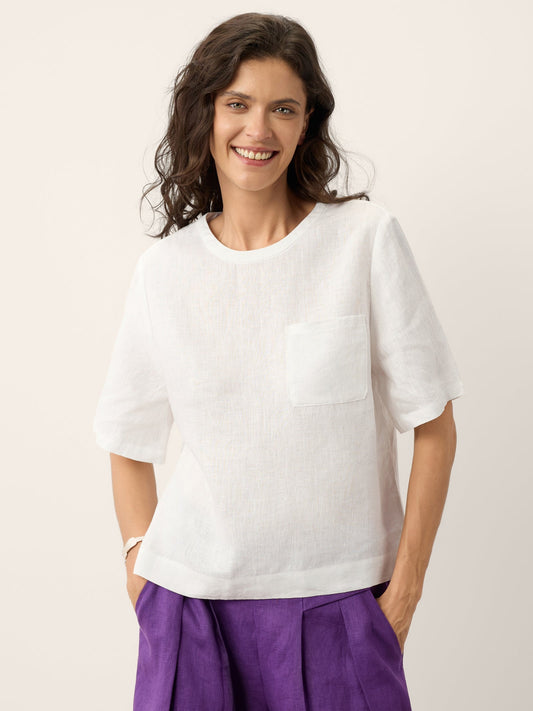 REGINA Drop Shoulder Boxy Top