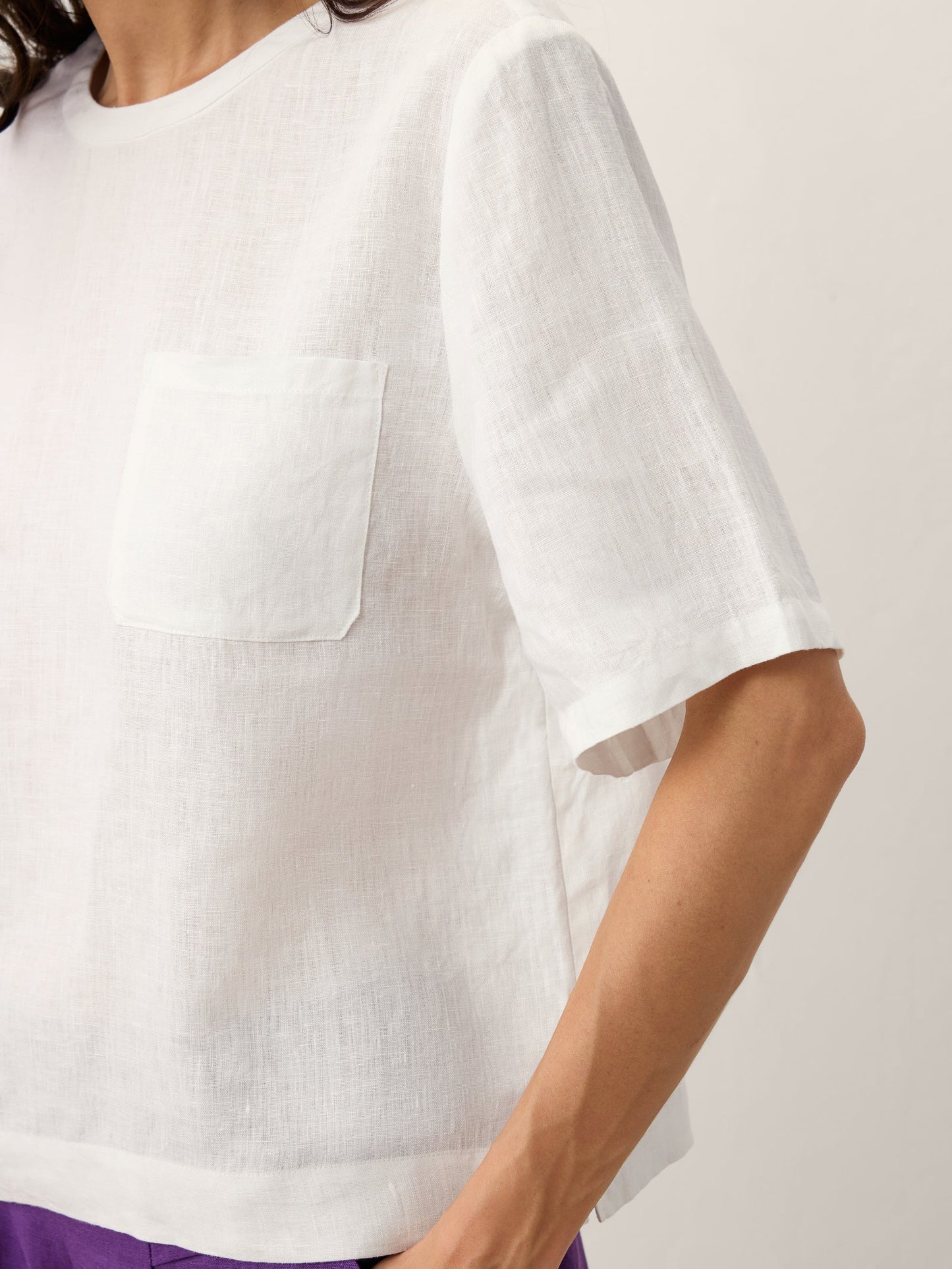 REGINA Drop Shoulder Boxy Top