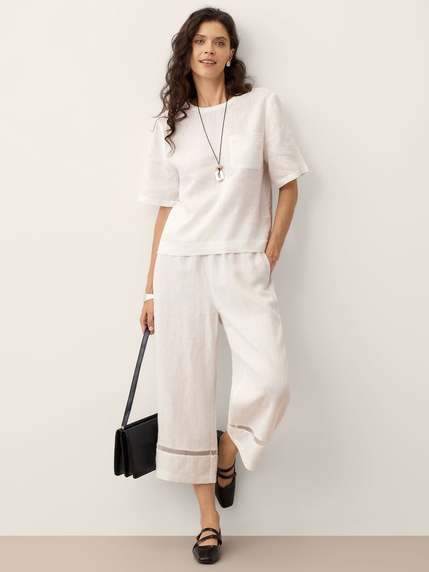 REGINA Drop Shoulder Boxy Top