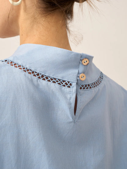 QUINN Cutout Turtleneck Top