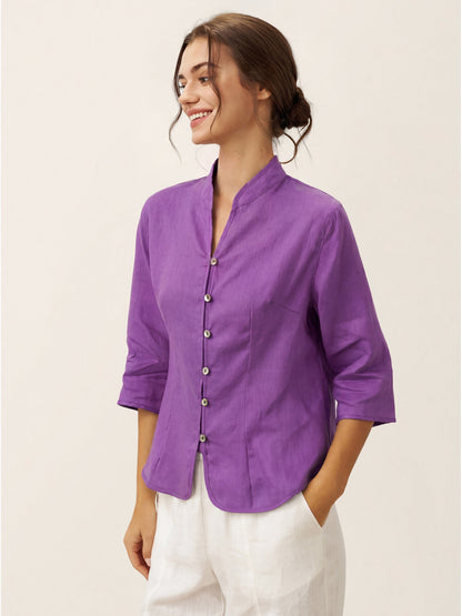 AMELIA Hand Button Fitted Jacket
