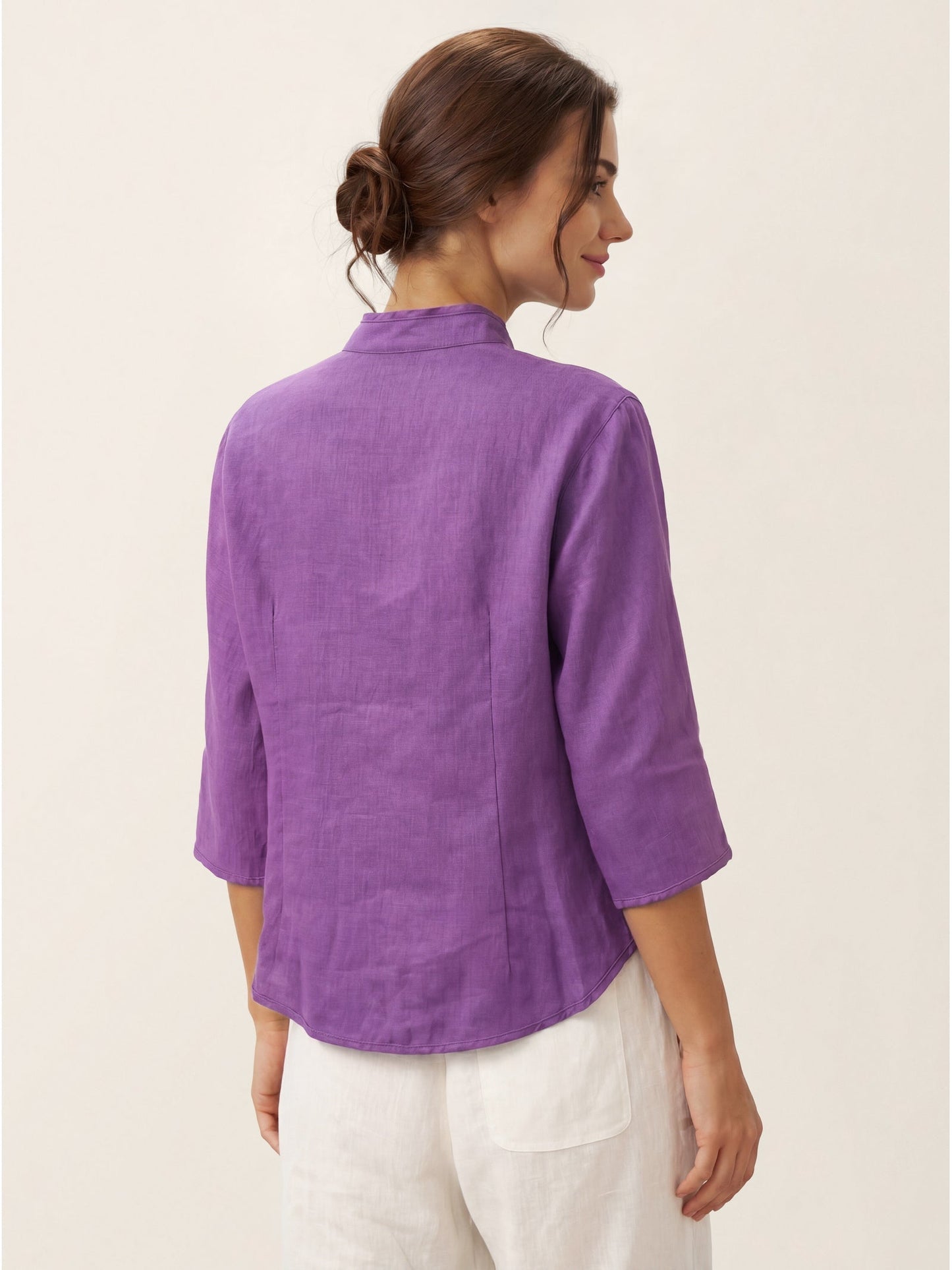 AMELIA Hand Button Fitted Jacket