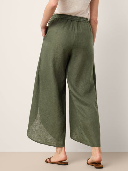 PEREGRINE Layered Slit Wide-Leg Drawstring Pants