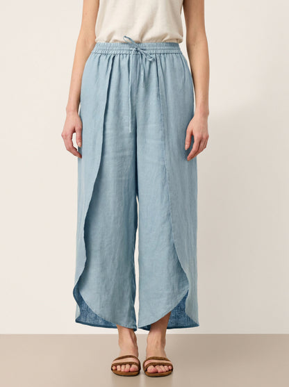 PEREGRINE Layered Slit Wide-Leg Drawstring Pants