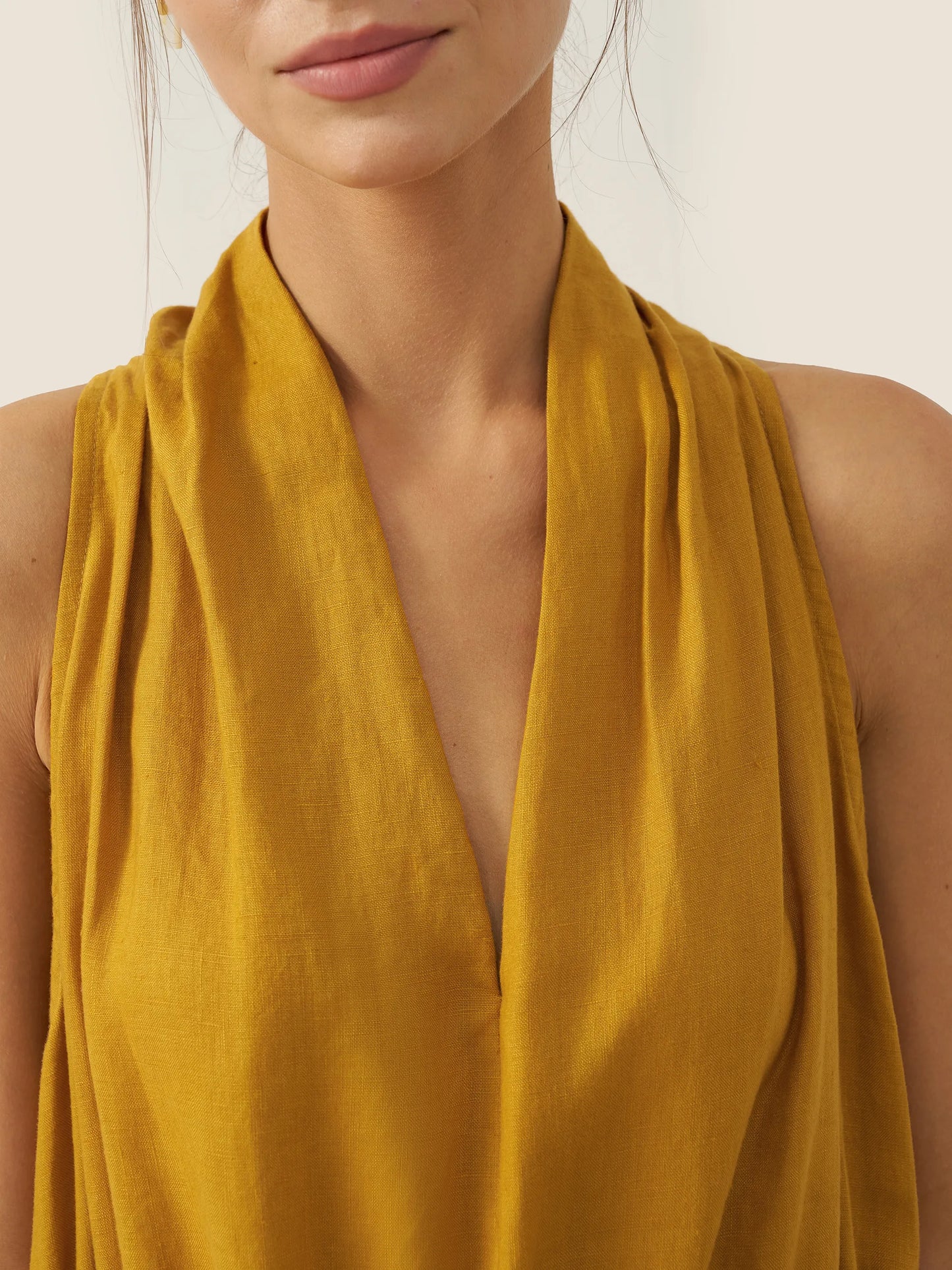 BETH V-Neck Halter Maxi Dress